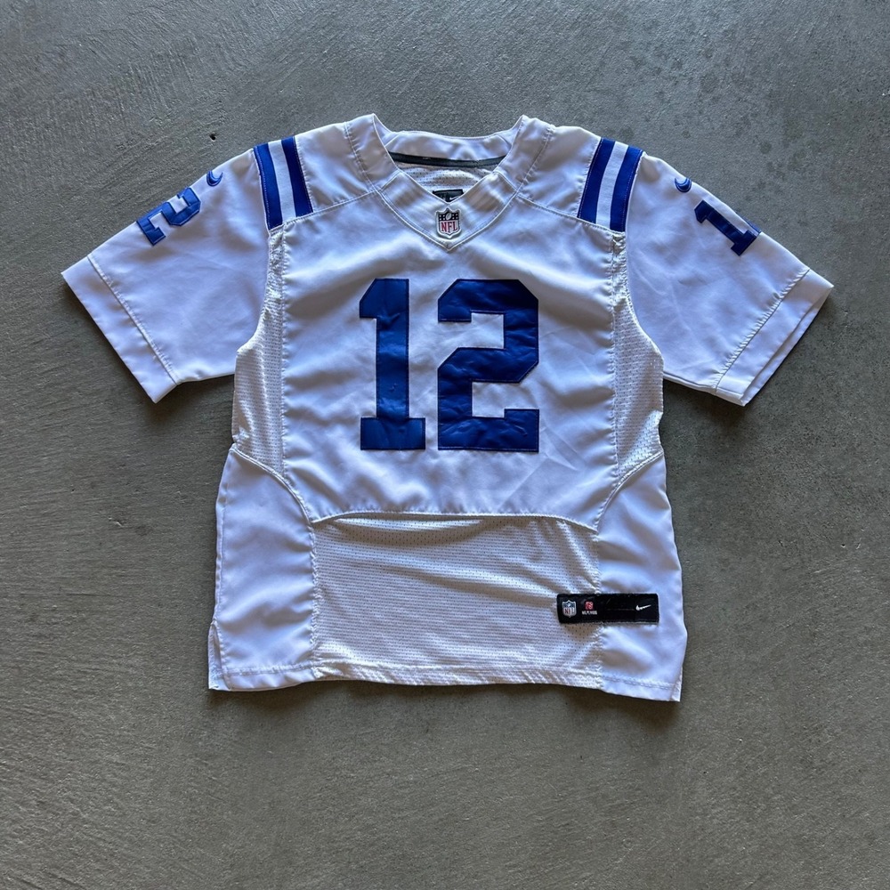 Nike On Field Limited Andrew Luck Colts Jersey Men's Size 40 White‎ NFL Football
